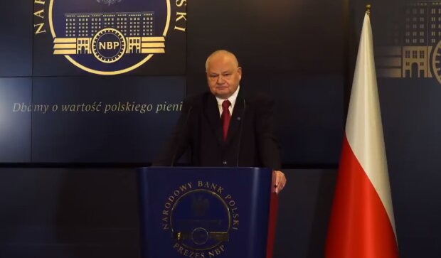 Prezes NBP Adam Glapiński/YouTube @Janusz Jaskółka