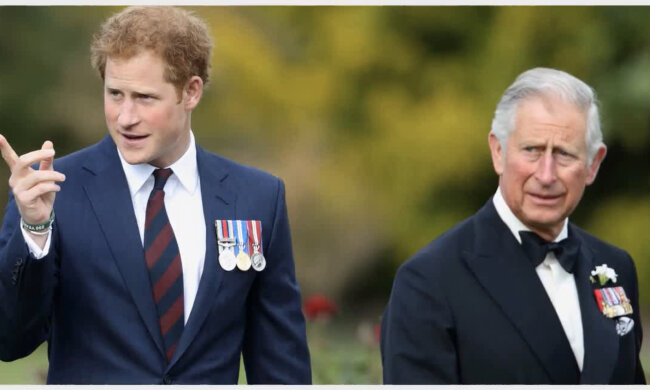 Książę Harry i książę Karol. Źródło: youtube.com