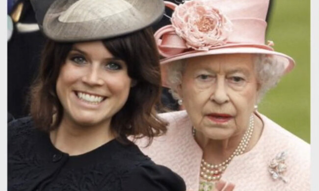 Królowa Elżbieta II i księżniczka Eugenia. Źródło: youtube.com