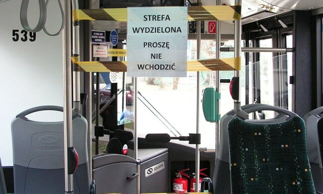 Koronawirus w autobusach/screen Wikipedia @Mariochom