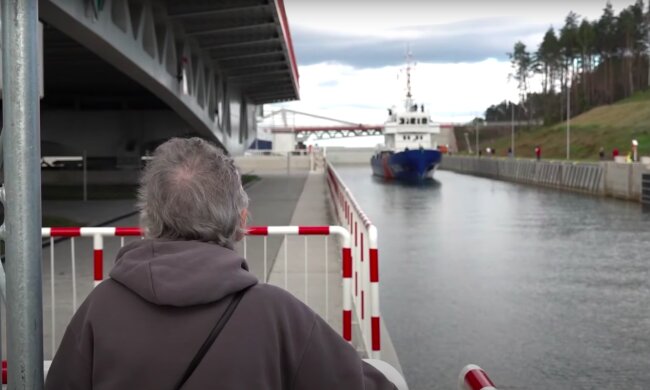 Otwarcie kanału żeglugowego / YouTube: Telewizja Regionalna Żuławy TV