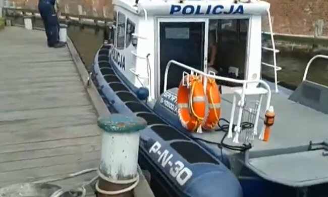 policja wodna, screen Youtube @RadioGdanskOfficial
