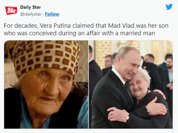 Prawdziwa Matka Putina/Twitter @Daily Star