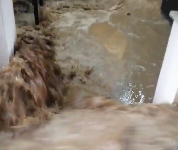 Powódź/screen Facebook @Radek Bizon Gredes