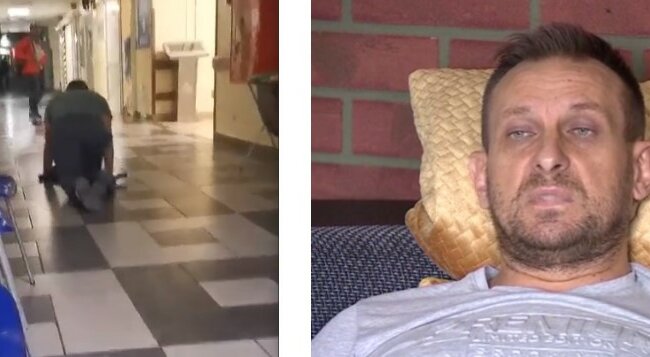 Szpital w Płocku wydał oficjalne oświadczenie w sprawie czołgającego się z bólu pacjenta. Mężczyzna zabrał głos w tej sprawie