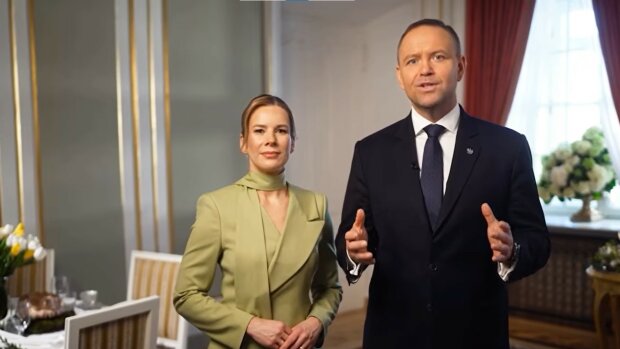 Karol Nawrocki i Marta Nawrocka, screen Youtube @KNawrocki