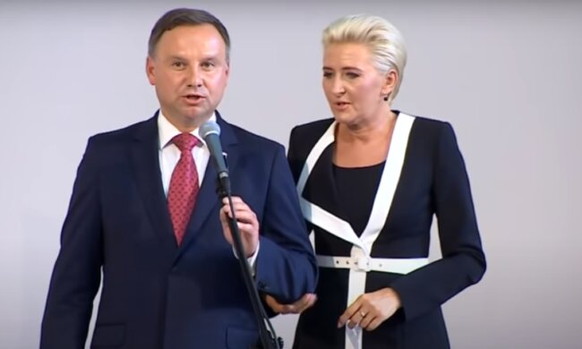 Prezydent Andrzej Duda i Agata Kornhauser-Duda/YouTube @polsatnews.pl
