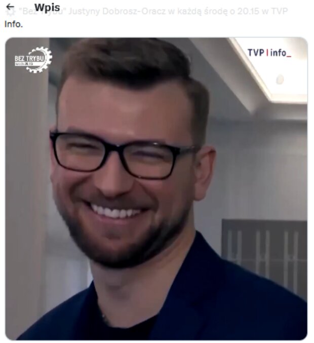 Tak zachowywał się dziennikarz Republiki/X