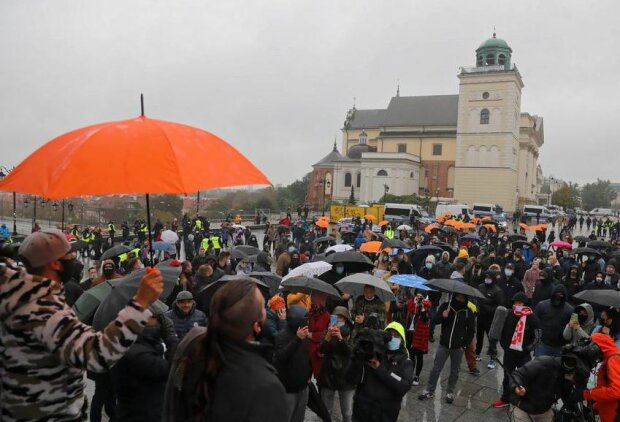 Protest. Źródło: fakt.pl