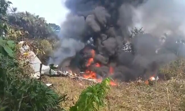 wypadek samolotu, screen X @World_Breaking_