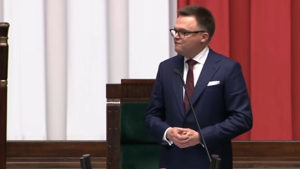 Szymon Hołownia, screen Youtube @TVN24