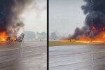 katastrofa samolotu,screen Youtube @oneindia
