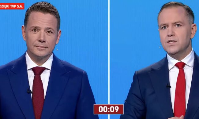 Trzaskowski i Nawrocki, screen Youtube @FAKT