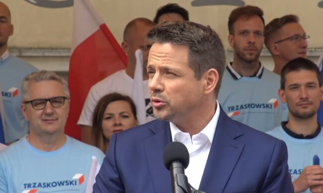 Rafał Trzaskowski. Źródło: Youtube Olsztyn24 Gazeta On-Line