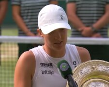 Iga Świątek, screen Youtube @Wimbledon