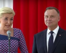 Agata Kornhauser-Duda i Andrzej Duda/YouTube @TVP Info