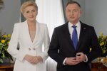 Agata Duda i Andrzej Duda, screen Youtube @natematpl