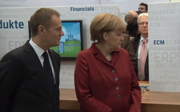 Donald Tusk i Angela Merkel/YouTube @webgovpl