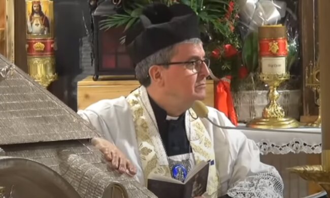 Suspendowany ksiądz Piotr Natanek/YouTube @Szkoły Akwinaty