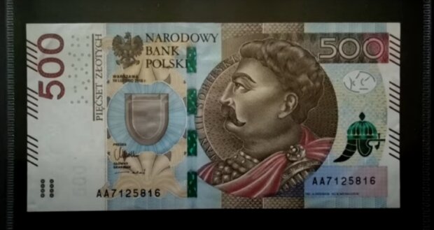 Banknot 500 zł/YouTube @Zakapior PRL