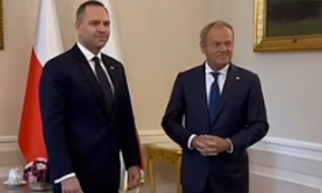 Karol Nawrocki, Donald Tusk/YouTube @Goniec