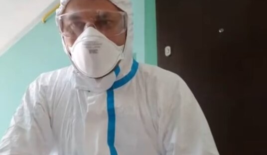 Koronawirus w polskim szpitalu. Źródło: YouTube