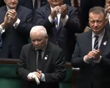 Jarosław Kaczyński z kontuzją/ YouTube @Kanał Sejmowy