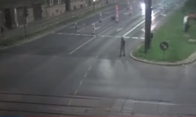Wypadek w Krakowie/YouTube @TVP Info