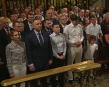 Karol Nawrocki wspólnie z rodziną pojawił się na Jasnej Górze/YouTube @Janusz Jaskółka