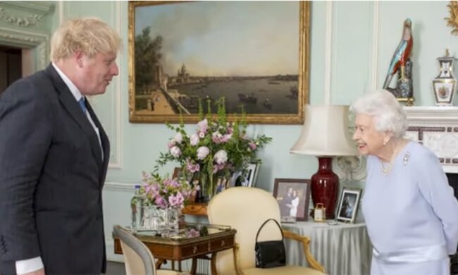 Królowa Elżbieta II, Boris Johnson/YouTube @ Good Morning America