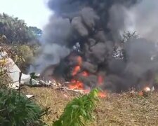 wypadek samolotu, screen X @World_Breaking_