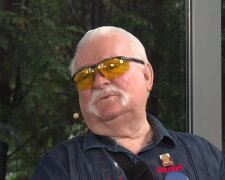 Lech Wałęsa, screen Youtube @RMF24Video
