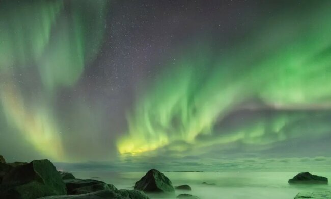 Zorza polarna/źródło: YouTube/Veritasium