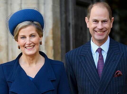 Hrabia Edward i hrabina Sohpie Wessex. Źródło: dailymail.co.uk