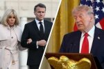 Brigitte i Emmanuel Macron, Donald Trump/YouTube