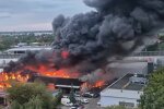 pożar Warszawa, screen Youtube @TVN24