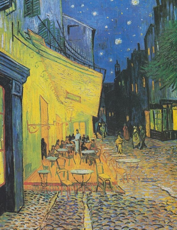 "Taras w kawiarni w nocy". Źródło: wikipedia.org