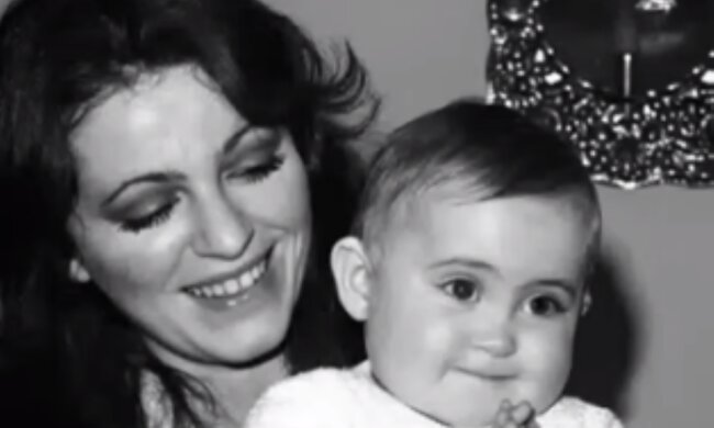 Anna Jantar z córeczką/YouTube @bursztynowadziewczyna