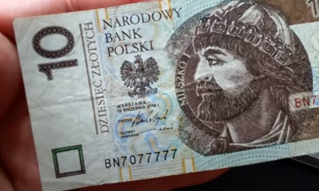 Banknot 10 złotych/YouTube @Zakapior PRL