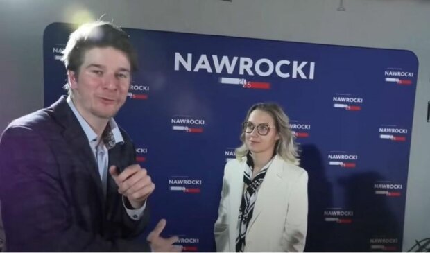 Karol Nawrocki pokazał dziewczynę/YouTube