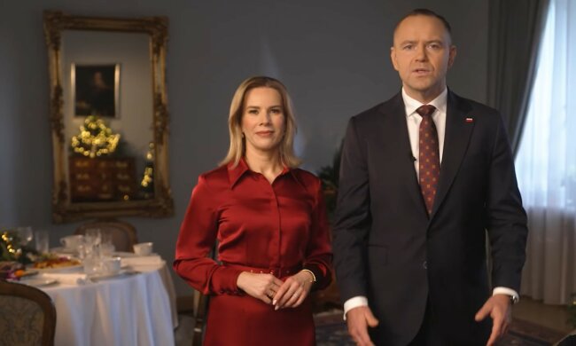 Karol Nawrocki i Marta Nawrocka, screen Youtube @prezydent