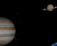 Jowisz i Saturn/ YouTube @Zmiany na Ziemi