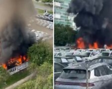 Dwa helikoptery zderzyły się w powietrzu nad miastem. Chwilę później runęły na ziemię. Są ofiary