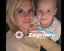 Magdalena Bieszke i jej syn Jakub, screen Youtube @Stowarzyszenie Zaginieni Śladem Nadziei