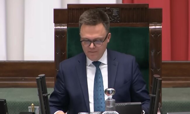 Szymon Hołownia, screen Youtube @videoparlamentpl