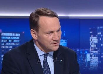 Radosław Sikorski, screen Youtube @polsatnewsplofc