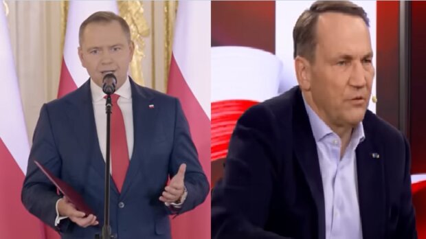 Karol Nawrocki, Radosław Sikorski/YouTube