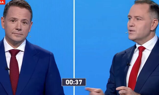 Trzaskowski i Nawrocki, screen Youtube @FAKT