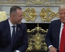 Donald Trump i Karol Nawrocki, screen Youtube @wp-pl