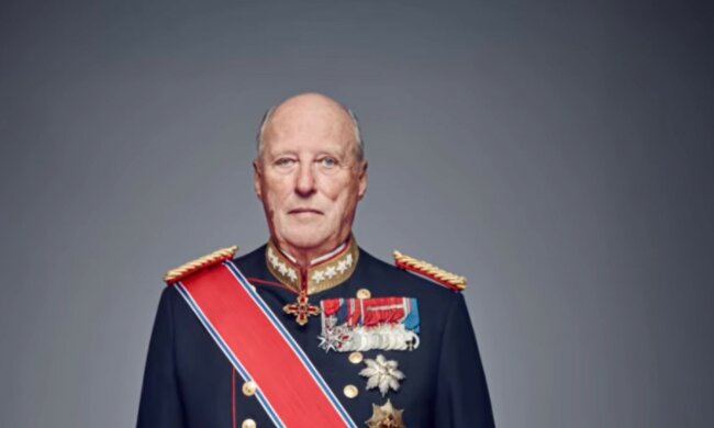 Król Harald V, screen Youtube @BBCNews